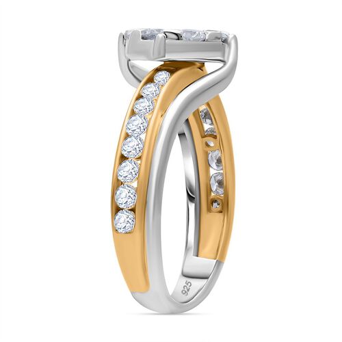 LUXURIANT DIAMOND - Lab Grown Diamant SI-GH SGL zertifiziert Ring 925 Silber rhodiniert (Größe 20.00) ca. 1.00 ct image number 2