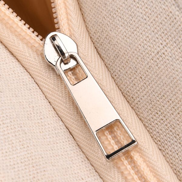 Jacquardgewebte Tasche aus Jute, 42x37x34 cm, Blumenmuster image number 6