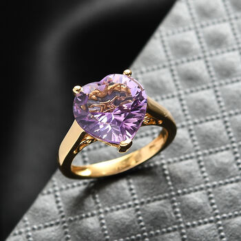 D'Joy AA Rose De France Amethyst Ring - 5,41 ct.