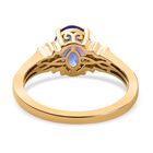 AA Tansanit und I2-I3 Diamant Ballerina Ring in 585 Gold - 1,78 ct. image number 5