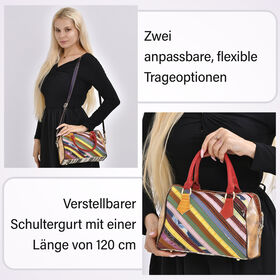 Chaos by Elsie- Crossbody Tasche aus echtem Leder mit RFID Schutz