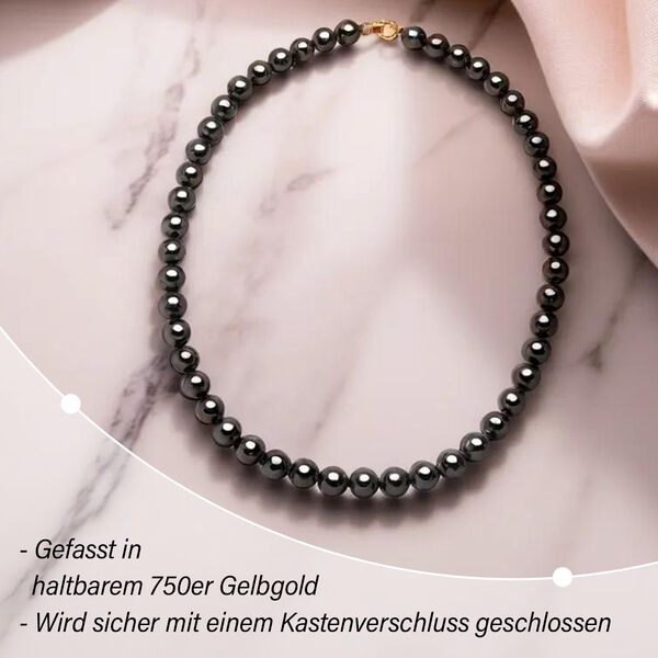ILIANA AAA tahitianische Perlen-Halskette in 750 Gold, 45 cm, 311,50 ct. image number 3