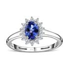 AA Tansanit und Moissanit Ring - 0,95 ct. image number 3