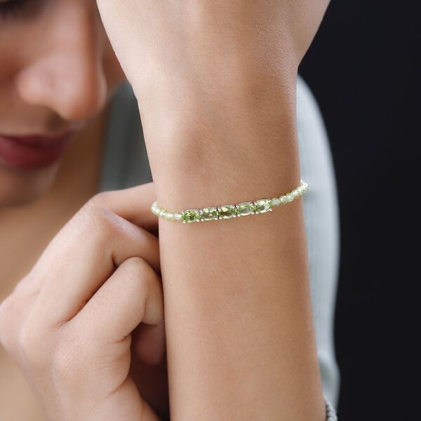 Eternity Peridot Armband image number 3