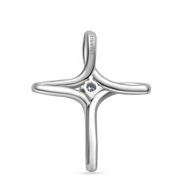 Moissanit Kreuz Anhänger - 0,24 ct. image number 4