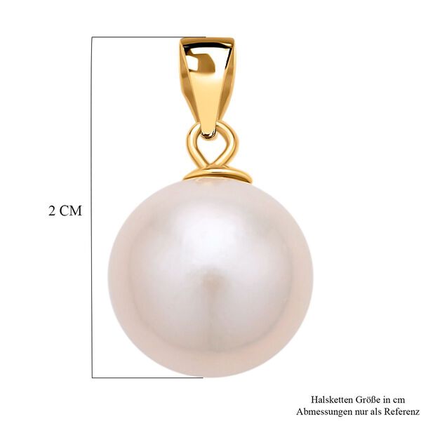 Wei&szlig;e Edison Perle Anh&auml;nger, 10,50 Ct. image number 5