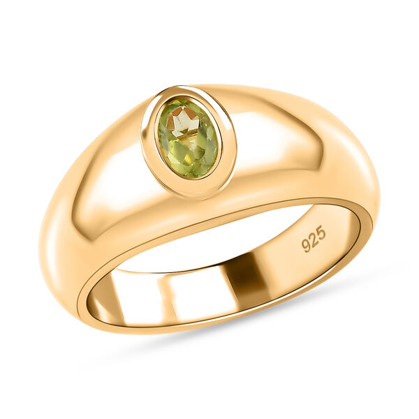 AA Nat&uuml;rlicher Peridot Ring - 0,41 ct. image number 4
