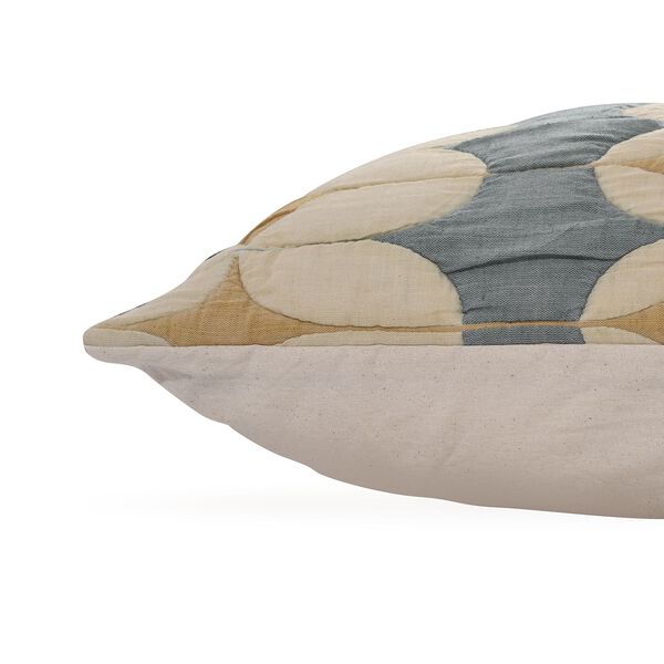 Luxus Kissenh&uuml;lle gewebt, 50 x 75 cm, Blau Wei&szlig; image number 4