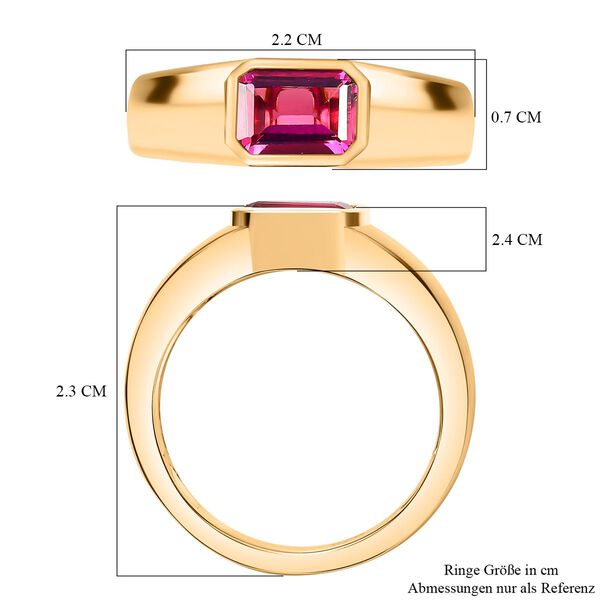 Labor roter Beryll-Ring - 0,94 ct. image number 7