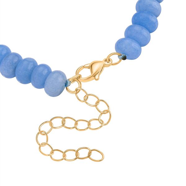 Blaue Quarzit  17+5cm Armband - 80 ct. image number 5