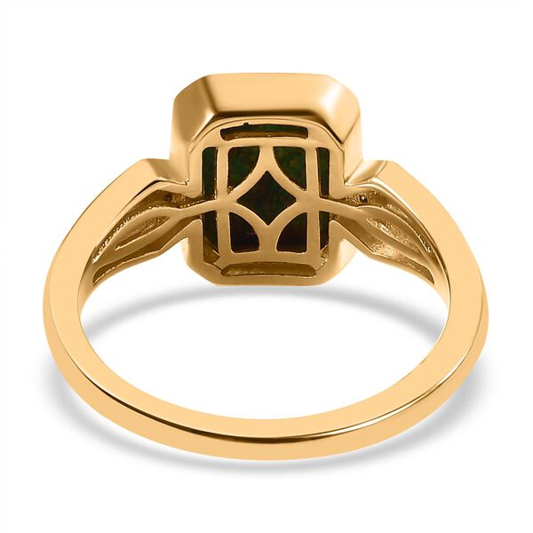 Labor schwarzes Opal und Zirkon-Schmuckset - 2,15 ct. image number 7