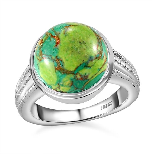 3er-Set grünes Türkis Schmuckset - 20,50 ct. image number 4