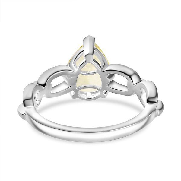 Ouro Verde-Quarz Ring 925 Silber (Gr&ouml;&szlig;e 17.00) ca. 1,75 ct image number 6