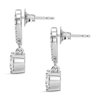 EVER TRUE Moissanit Ohrringe Nickelfreies Messing ca. 1,67 ct.