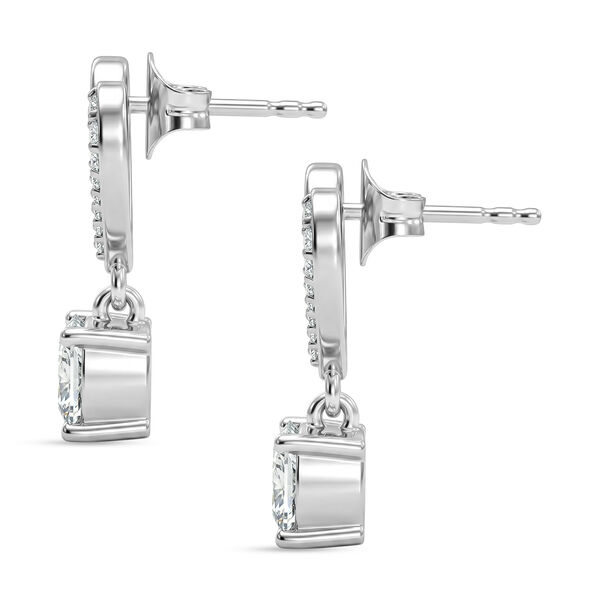 EVER TRUE Moissanit Ohrringe Nickelfreies Messing ca. 1,67 ct. image number 3