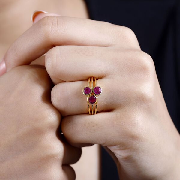 Afrikanischer Rubin Ring, ca. 1,26 ct. image number 3