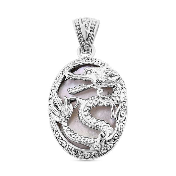 Perlmutt Anhänger 925 Silber image number 0
