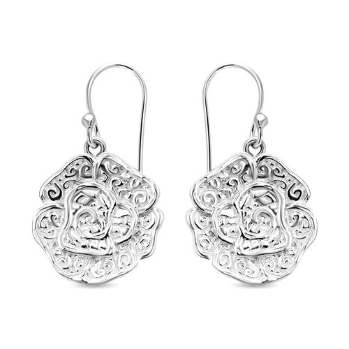 Royal Bali Kollektion- Ohrringe im Rosen-Design image number 0
