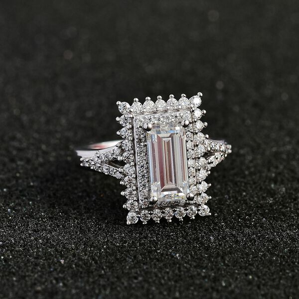 Moissanit Ring - 2,98 ct. image number 10
