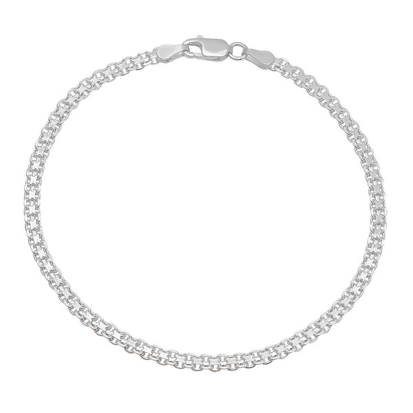 Panzerkette Armband, 925 Silber, ca. 19 cm ca. 4,59g