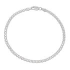 Panzerkette Armband, 925 Silber, ca. 19 cm ca. 4,59g