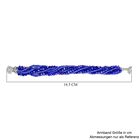 Blaues und weißes Kristall-Armband, 19cm - 62,50 ct. image number 3
