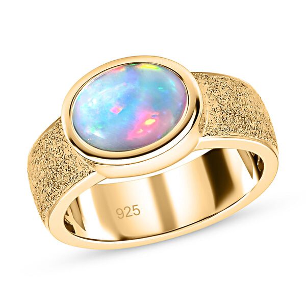 Nat&uuml;rlicher, &auml;thiopischer Welo Opal-Ring - 1,25 ct. image number 3