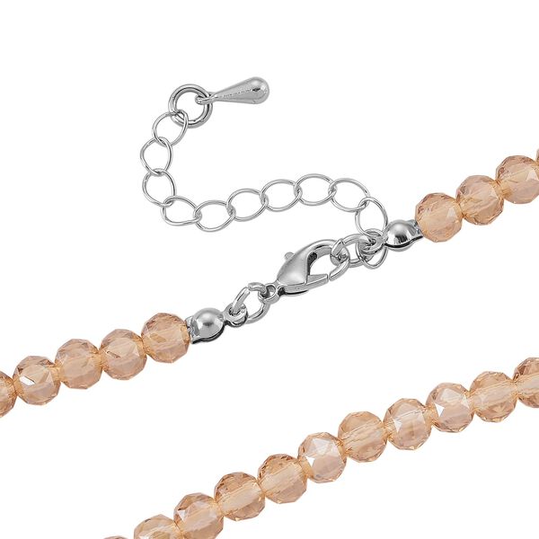 Oranger magischer Farb-Kristall Schmuckset image number 5