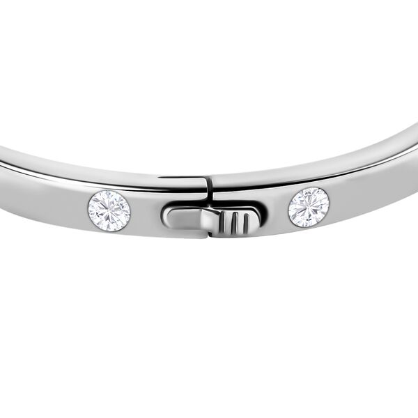 LUSTRO STELLA Hergestellt mit ZIRKONIA Armreif ca. 19 cm lange 925 Silber Platin-&Uuml;berzug 4,86 ct image number 4