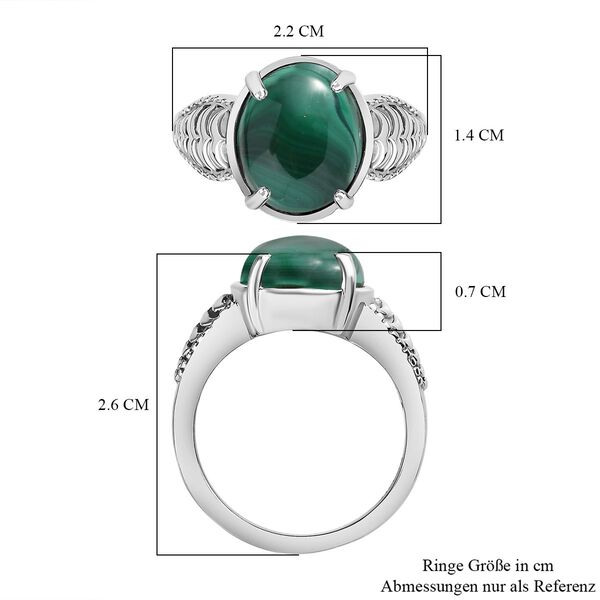 Malachit Ring - 6,56 ct. image number 7