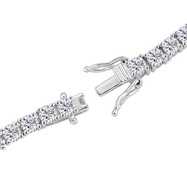 RADIANTA GRA zertifiziert Moissanit (D-VVS) Armband ca. 19 cm 925 Silber rhodiniert ca. 6.22 ct image number 4