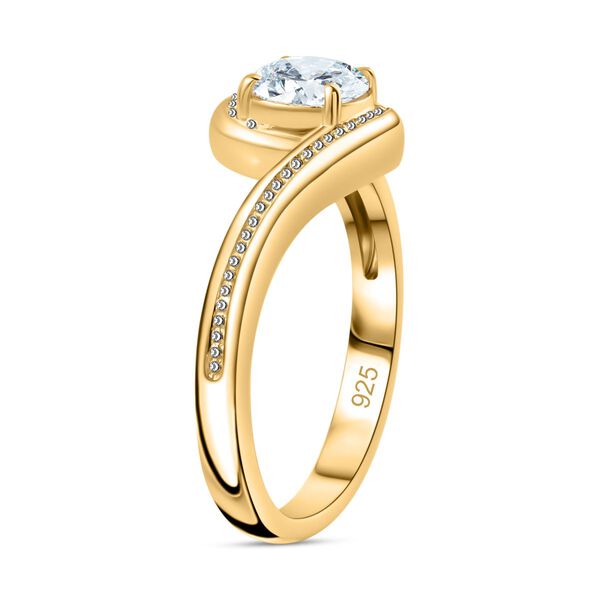 Moissanit Ring,  ca. 0,71 ct image number 7