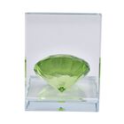 Kristall Buchstützen, Format 10.5x13cm, grün und transparent image number 5