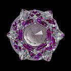 The 5th Season - Kristall Lotusblüte LED-Licht mit drehbarem Sockel, 9,5x10,5 cm, rosa image number 2