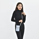 Crossbody Tasche mit RFID Schutz, 10,6x17,6x5cm, Riemen 117cm, blau image number 1