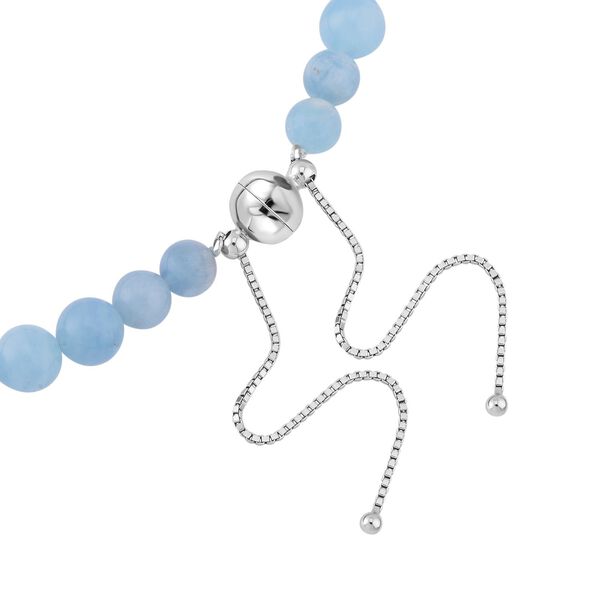 Runde Aquamarin-Halskette image number 4