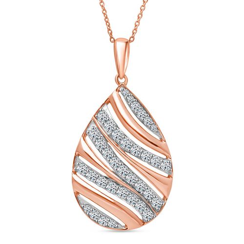 LUXURIANT DIAMOND - Lab Grown Diamant SI-GH Schmuckset, 925 Silber 750 Roségold Vermeil ca. 1,00 ct. image number 0