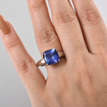 RHAPSODY AAAA Tansanit Ring in 950 Platin - 6,22 ct.