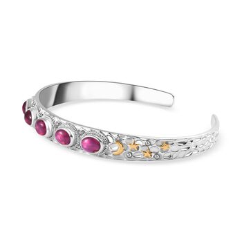 AA afrikanischer Rubin 19cm Armreif - 6,36 ct.