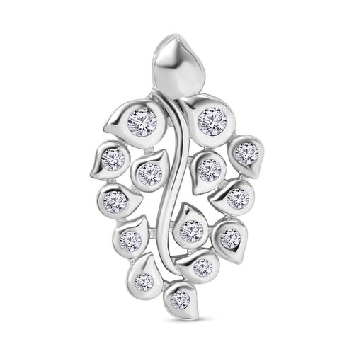 Moissanit Anhänger, ca. 0,41 ct. image number 0