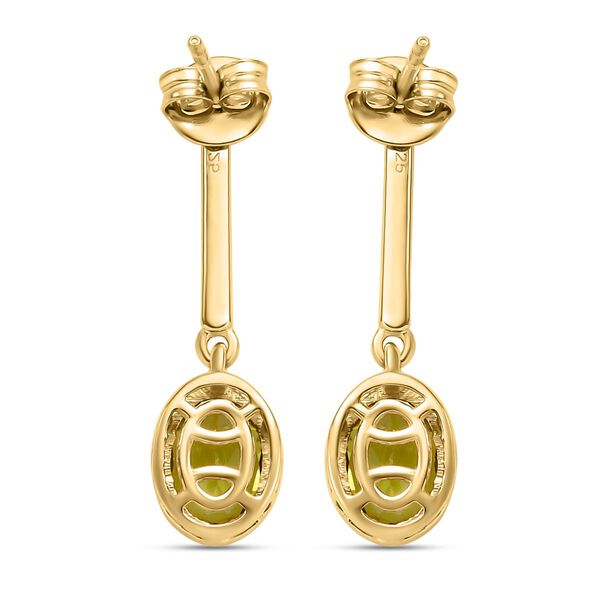 Nat&uuml;rliche Peridot Ohrh&auml;nger - 2,22 ct. image number 5