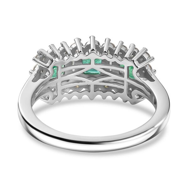 D'Joy Smaragd und Moissanit Ring - 1,62 ct. image number 6