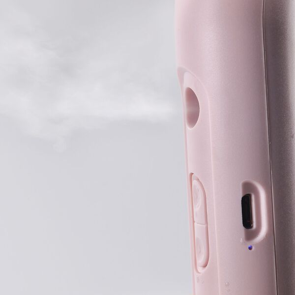 Mini-Handventilator mit Nebelspray, Rosa image number 11