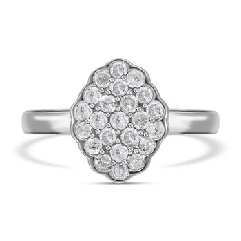 Diamant Cluster Ring - 0,50 ct.