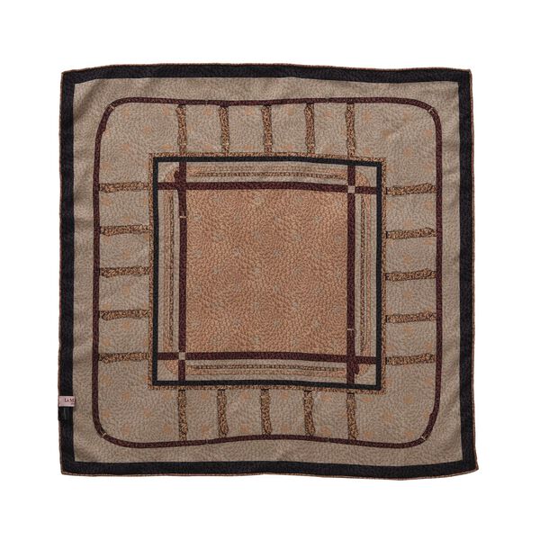LA MAREY Foulard Quadratischer Schal, Braun image number 6