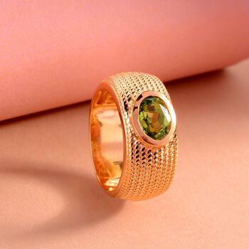Nat&uuml;rlicher Peridot-Bandring - 1,30  ct.