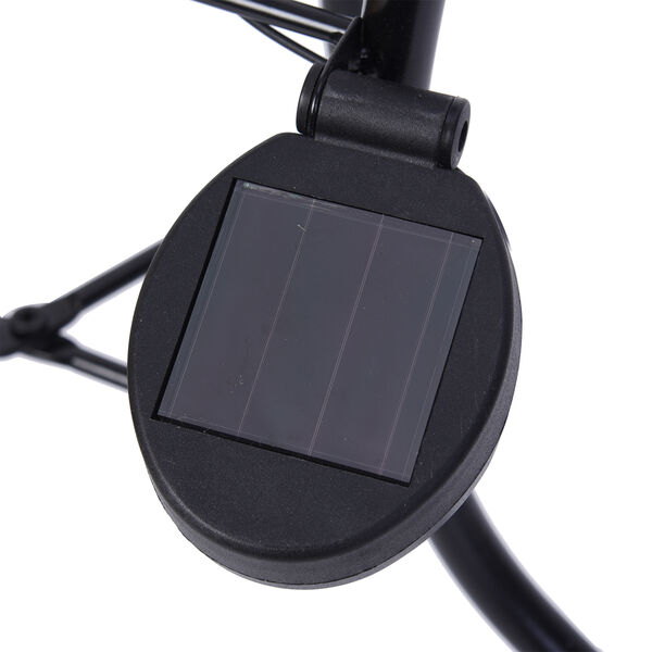 Garten Vogeltr&auml;nke aus Glas mit Solarleuchten, Sonnenblume, Gr&ouml;&szlig;e: 45x45x57 cm, Mehrfarbig image number 4