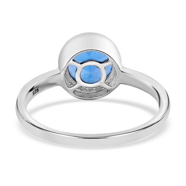 London Blautopas Ring, 925 Silber rhodiniert, ca. 3.20 ct image number 4