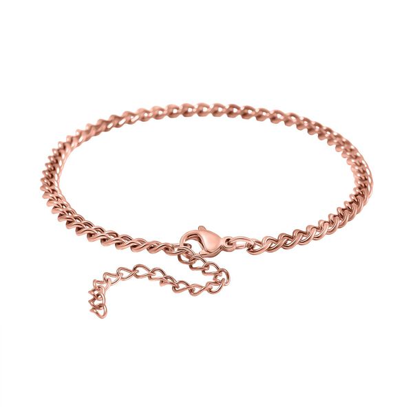 3er Set - Sehr Schick und Trendy Armb&auml;nder, Chirurgen-Edelstahl, Ros&egrave;farben image number 7