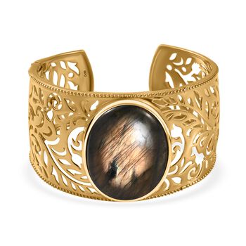 Labradorit Armreif, 18,5 cm - 70 ct.